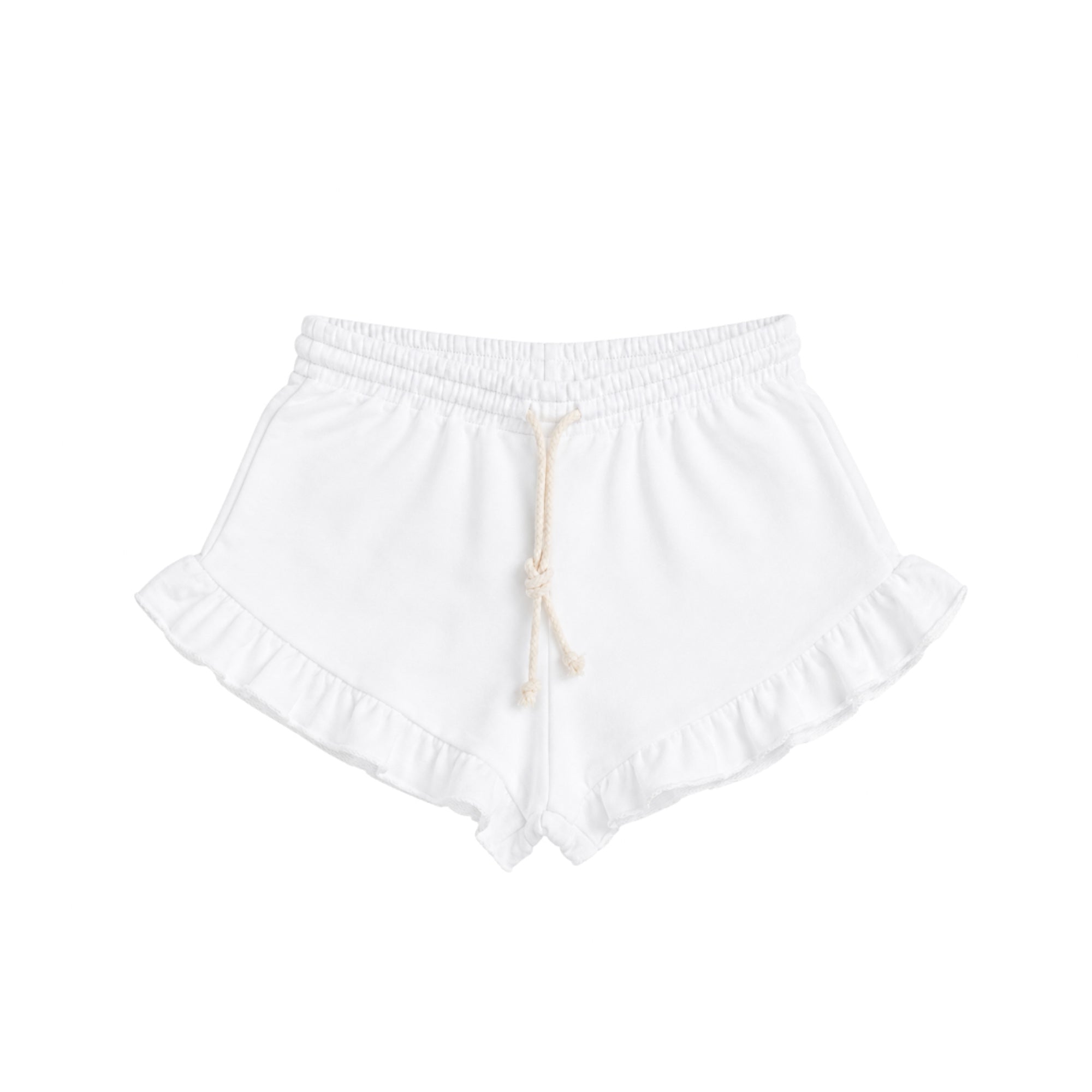 LUNA white שורט מלמלות