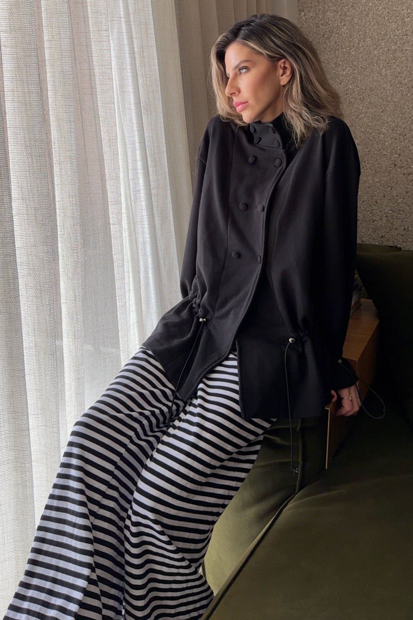 STATEMENT JACKET NOIR BLACK