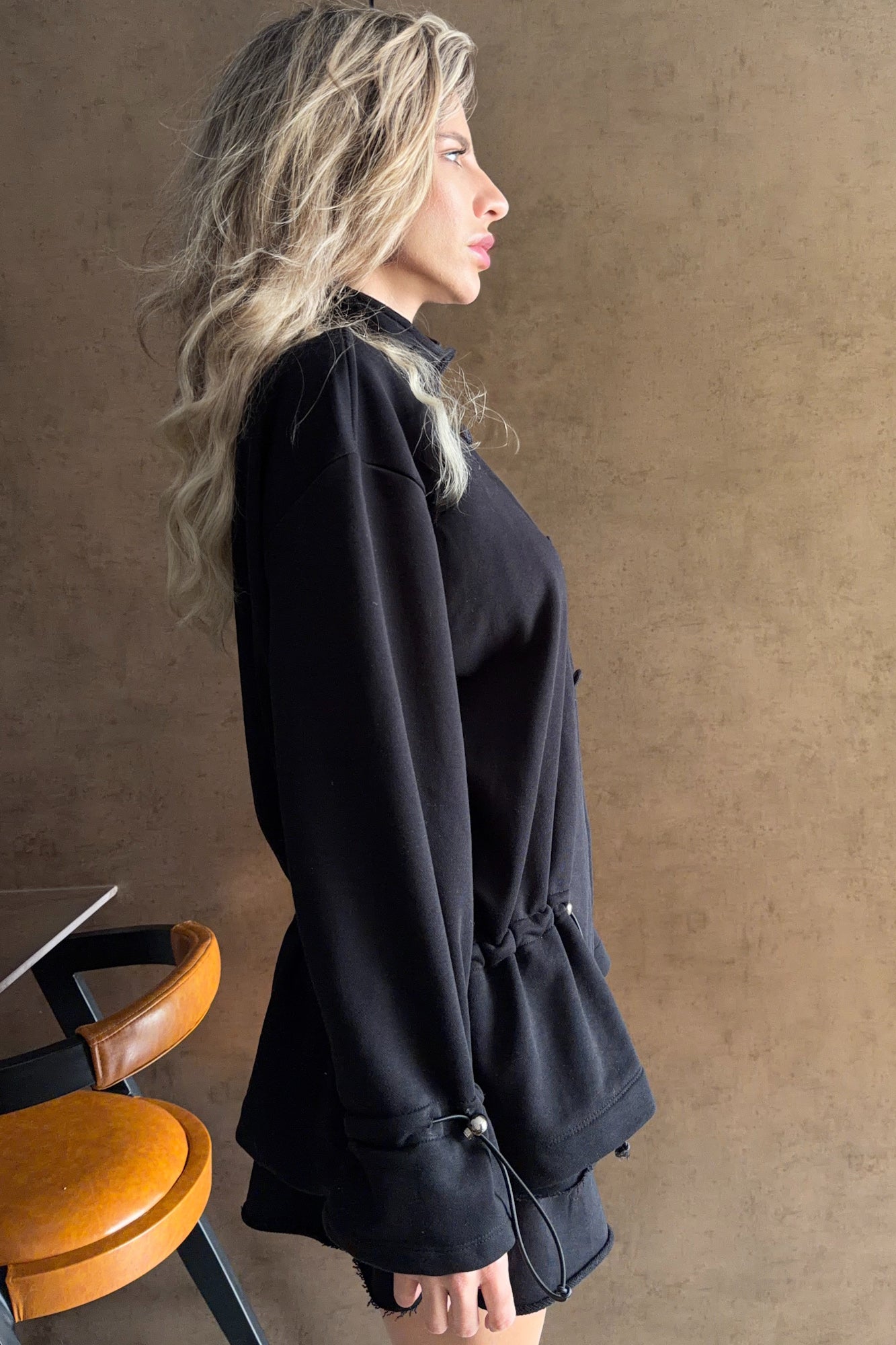 STATEMENT JACKET NOIR BLACK