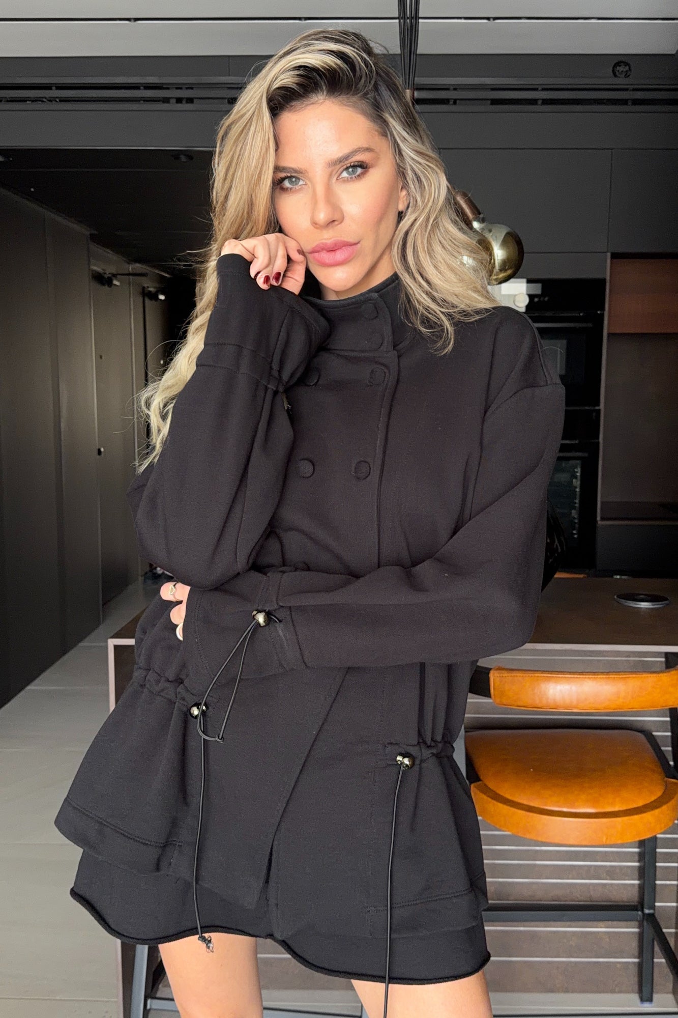 STATEMENT JACKET NOIR BLACK