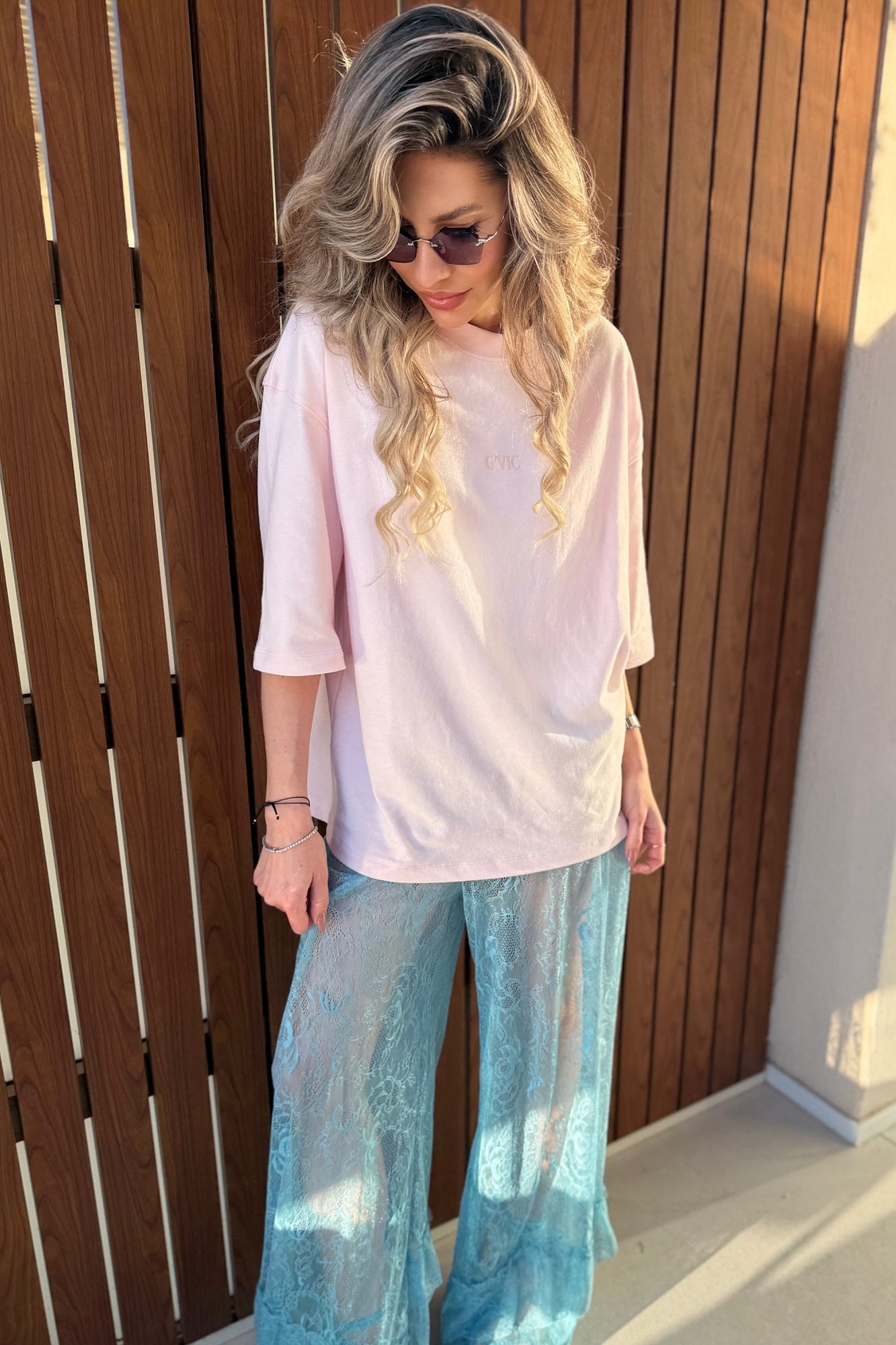 חולצת יוניסקס CORE TEE Blush Pink