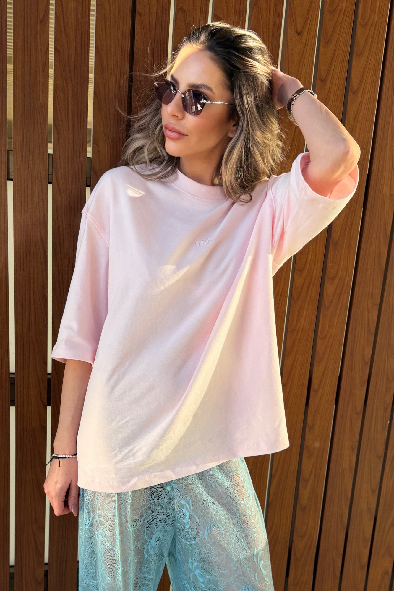 חולצת יוניסקס CORE TEE Blush Pink